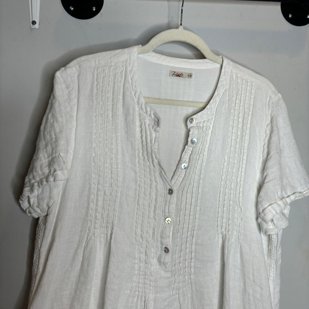 Faherty Gemina Linen Mini Dress - Picture 7 of 10